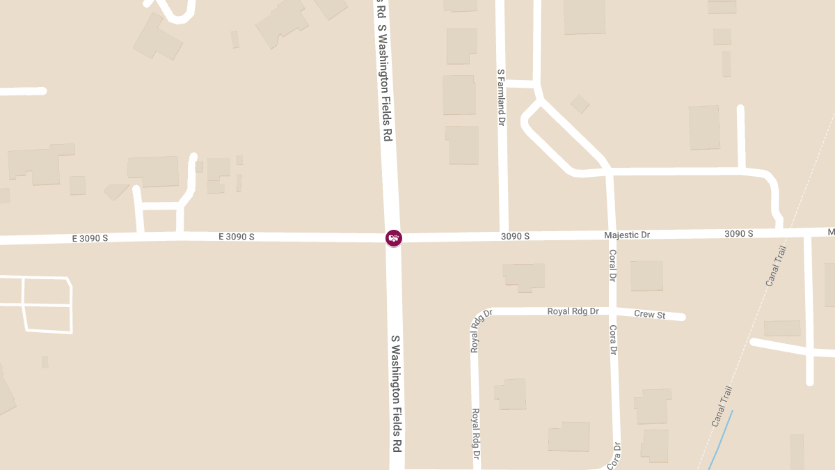 Crash with Injuries at Washington Fields & Majestic
