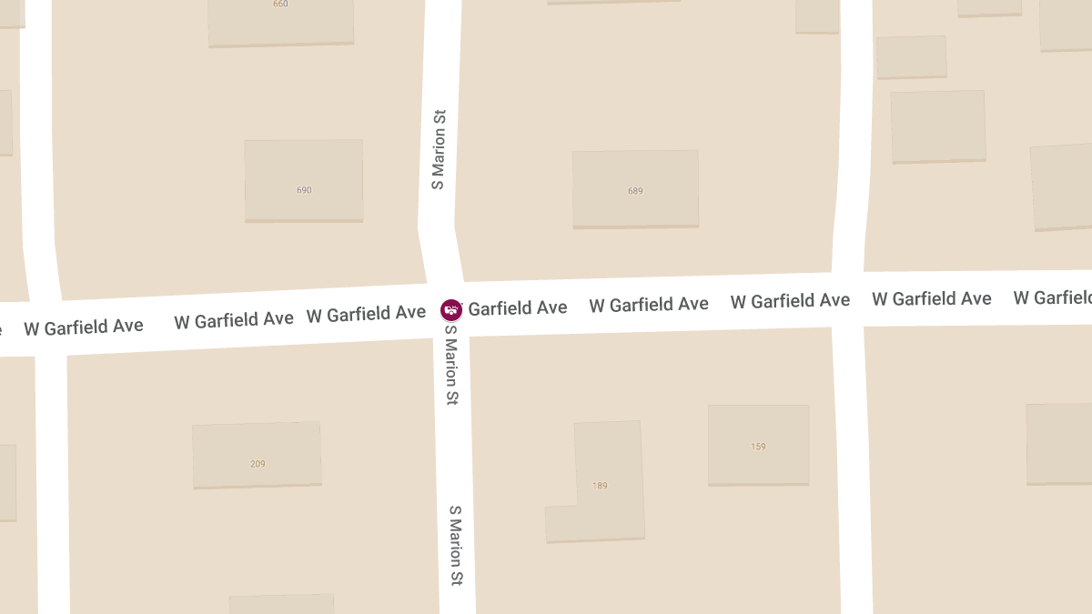 Crash with Injuries at West Garfield and South Marion Ave