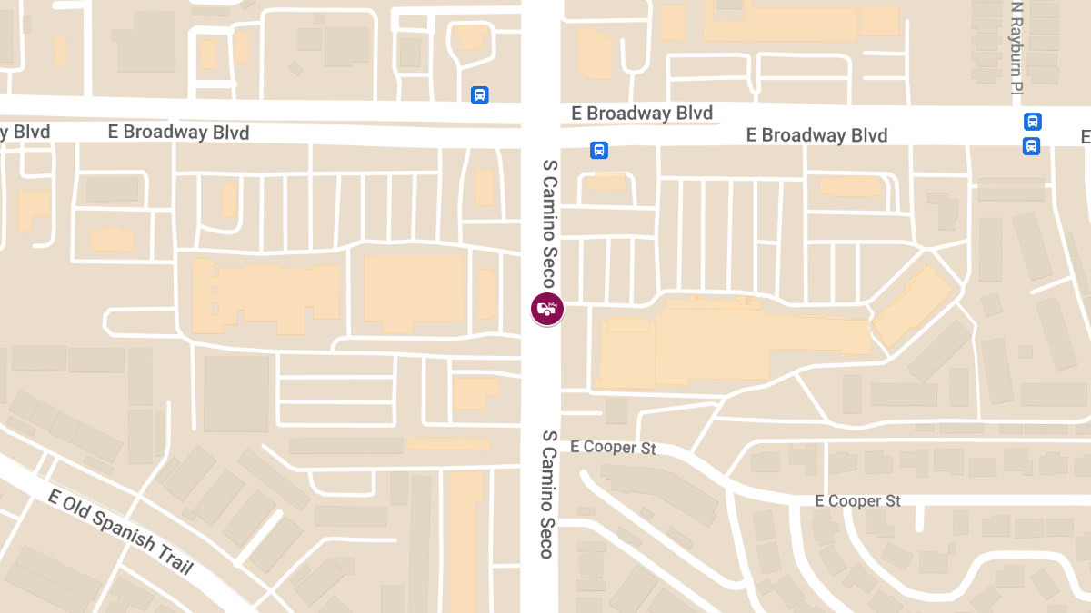 Crash with Injuries on Camino Seco at Cooper, South of Broadway