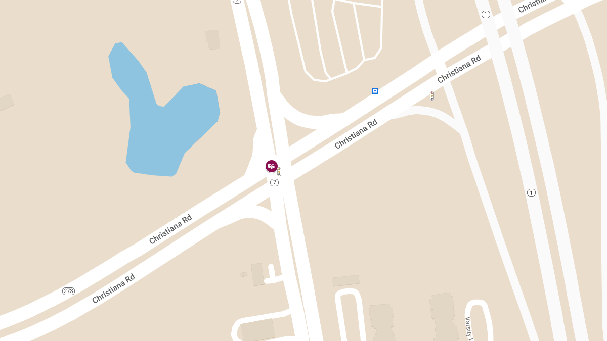 Crash with Injuries on Route 273 at Route 7