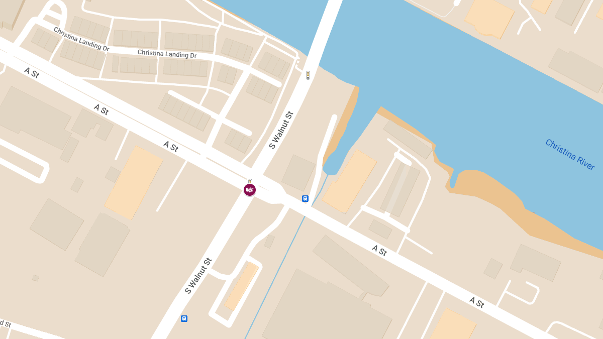Crash with Injuries on Walnut St at A St