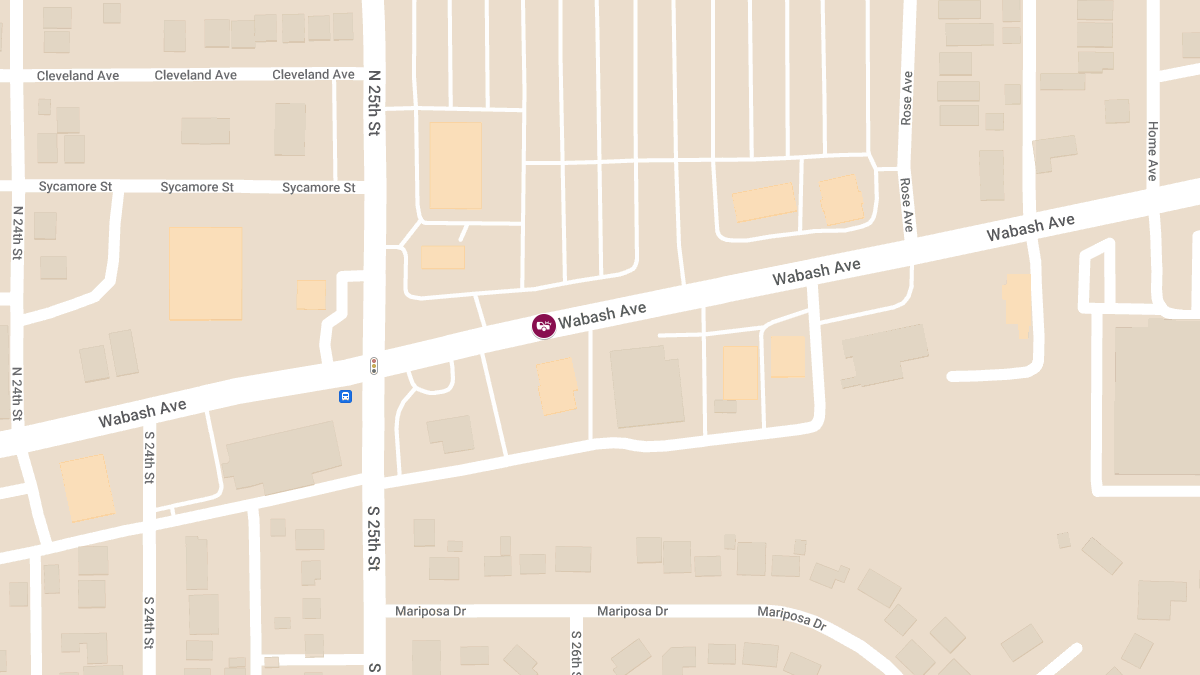 Crash with Injury at 2525 Wabash Ave
