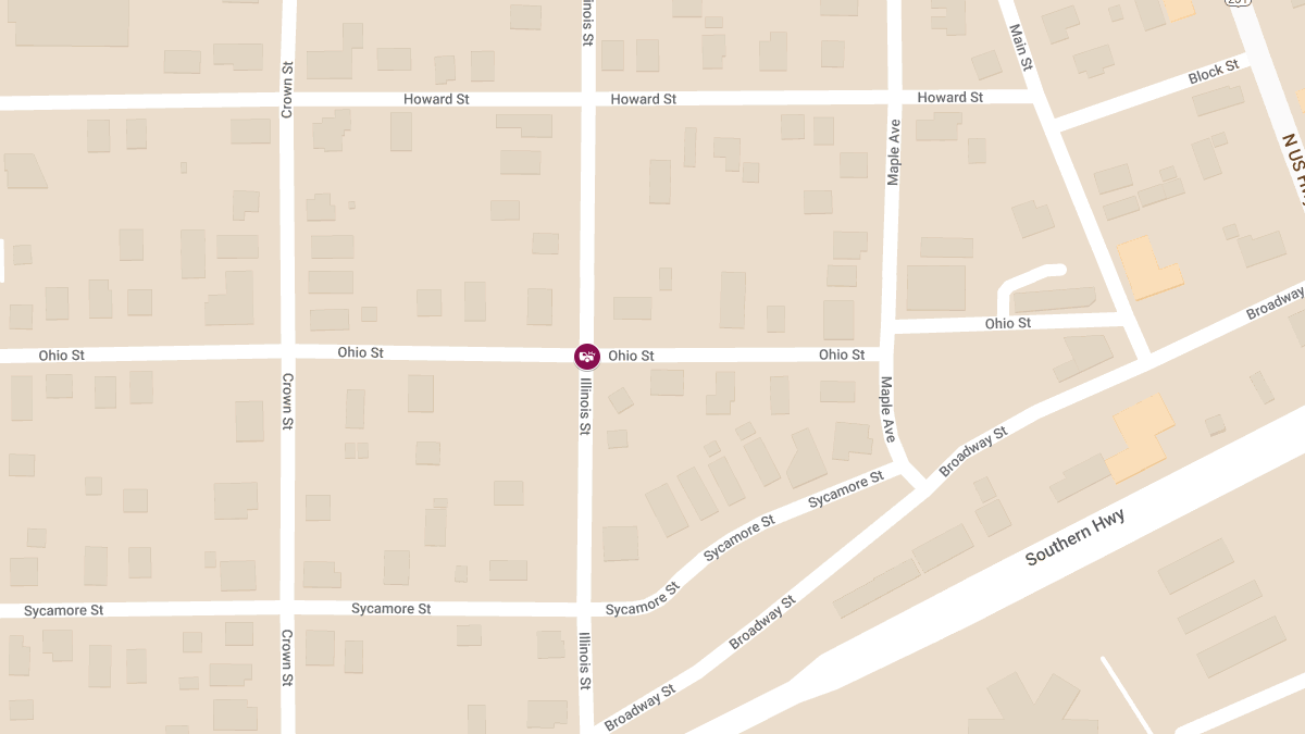 Crash with Injury at Illinois St & Ohio St
