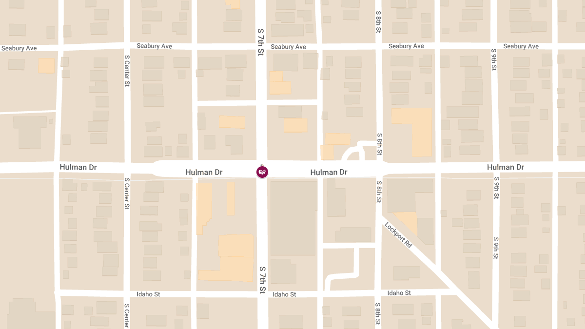 Crash with Injury at S 7th St & Hulman St