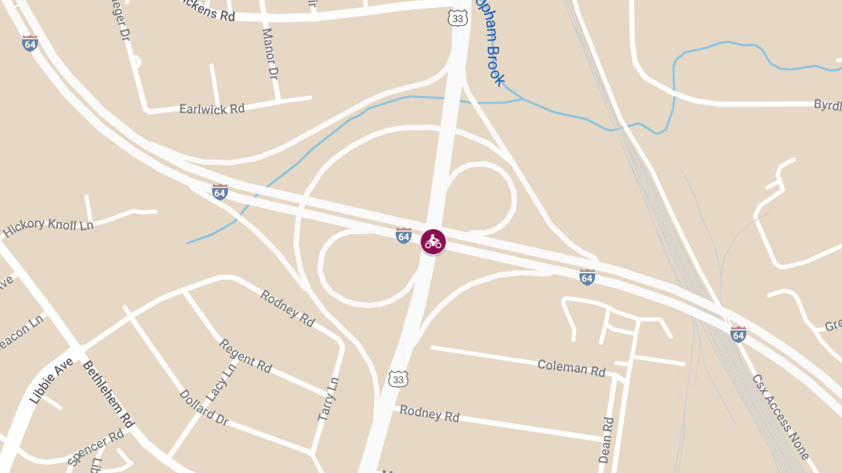 Deadly Motorcycle Crash on I-64 at Staples Mill Rd