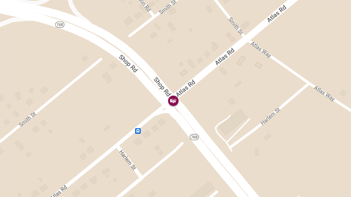Deputy Involved in Car Crash at Shop Rd and Atlas Rd
