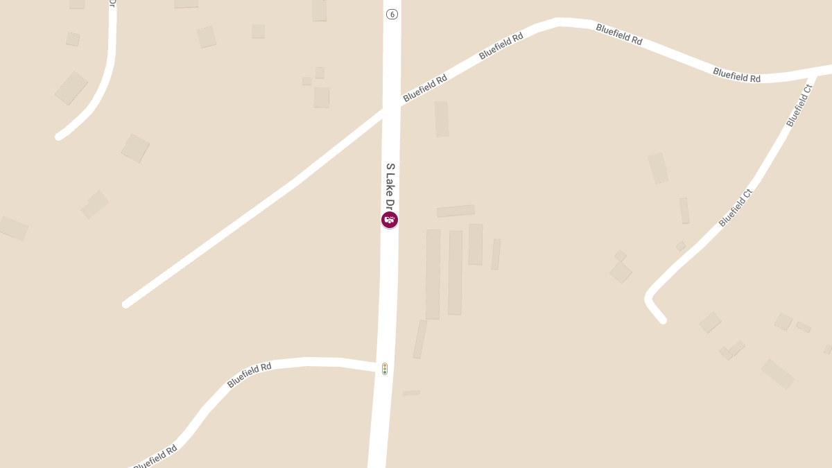 Fatal Car Crash on South Lake Drive Near Bluefield Rd