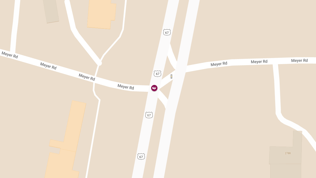 Fatal Collision on Northbound 67 at Meyer Road