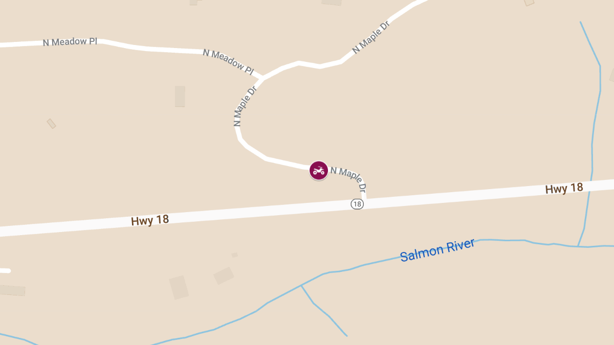 Fatal Crash Involving Dirt Bike and FedEx Truck on North Maple Drive