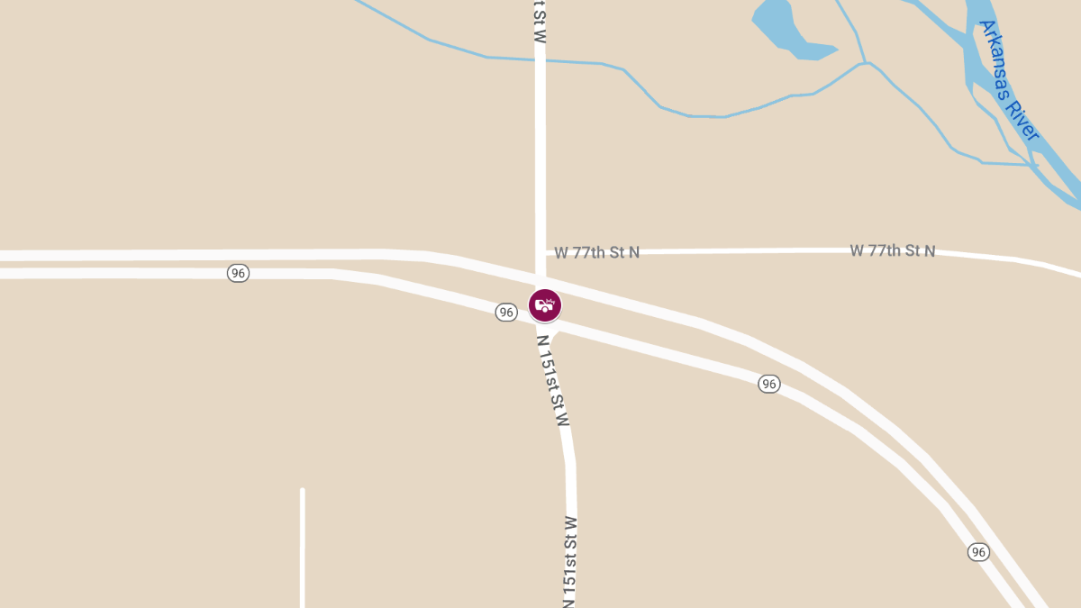 Fatal Crash Involving GMC Van and Grain Truck at 151st St W and K-96