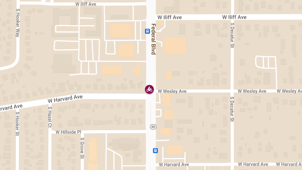 Fatal Crash Involving Motorcyclist at Federal Blvd and Harvard
