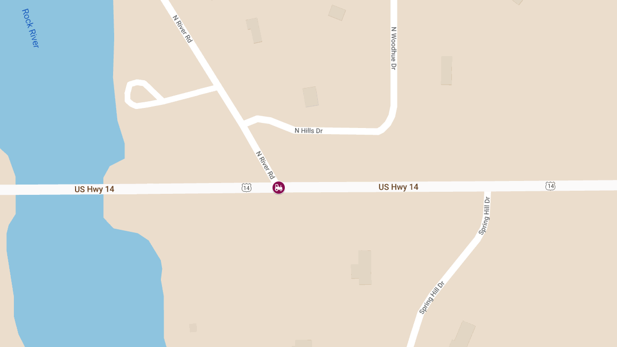 Fatal Crash Involving Tractor at North River Rd and West Highway 14