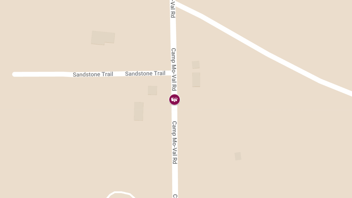 Fatal Crash West of Camp Mo Val Rd at Sandstone Trail