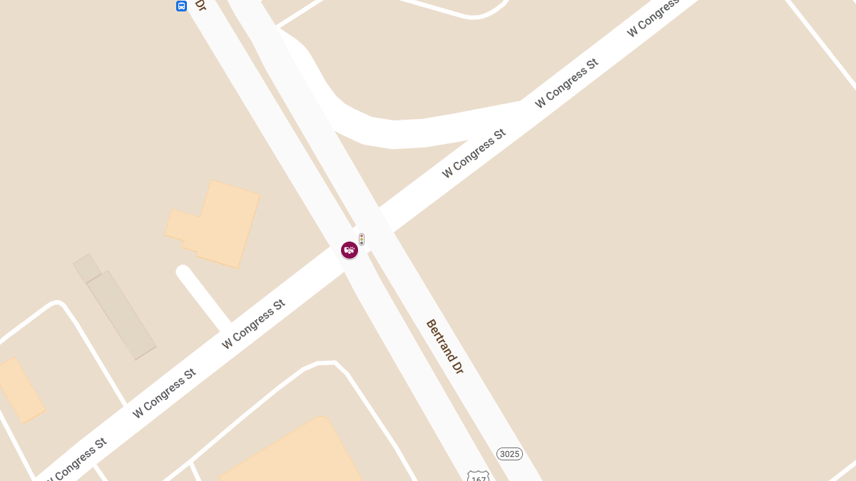 Fatal Crash at Bertrand Dr and West Congress St