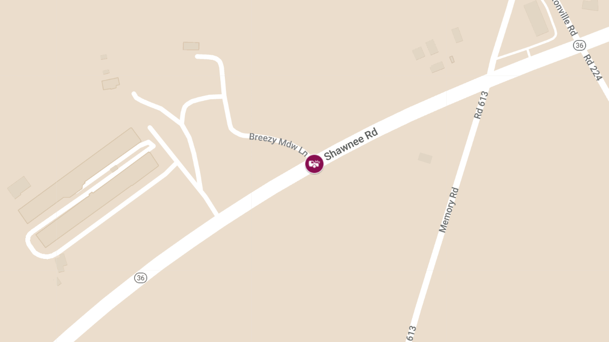 Fatal Crash at Shawnee Rd and Breezy Meadow Lane