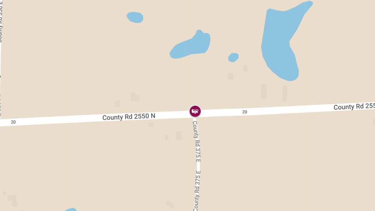 Fatal Crash at US 20 and County Road 375 E