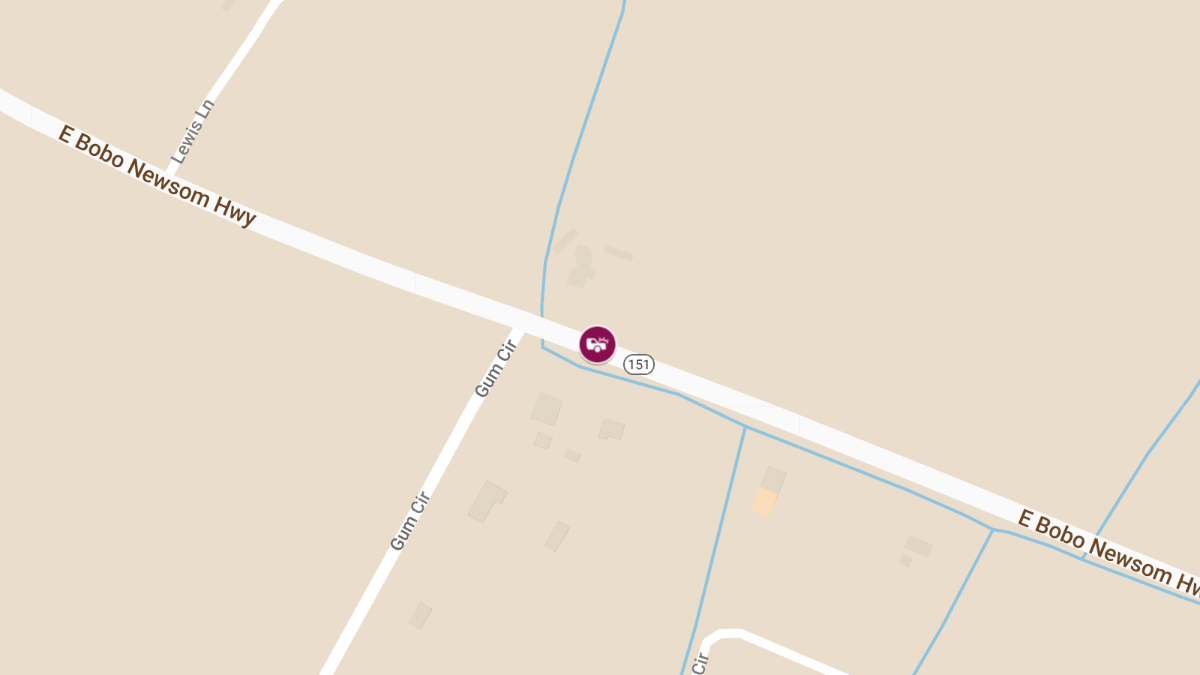 Fatal Crash on Highway 151 near Gum Circle