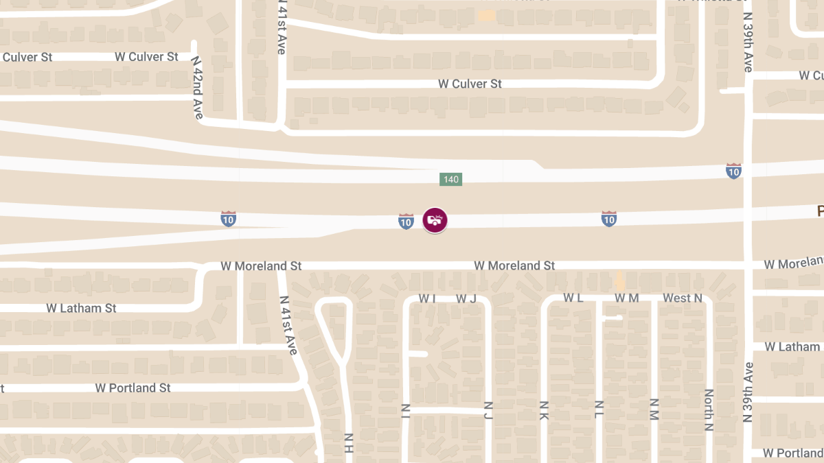 Fatal Crash on I-10 South of Phoenix