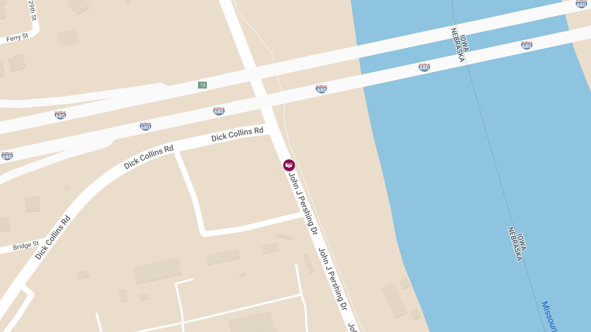 Fatal Crash on John J. Pershing Drive