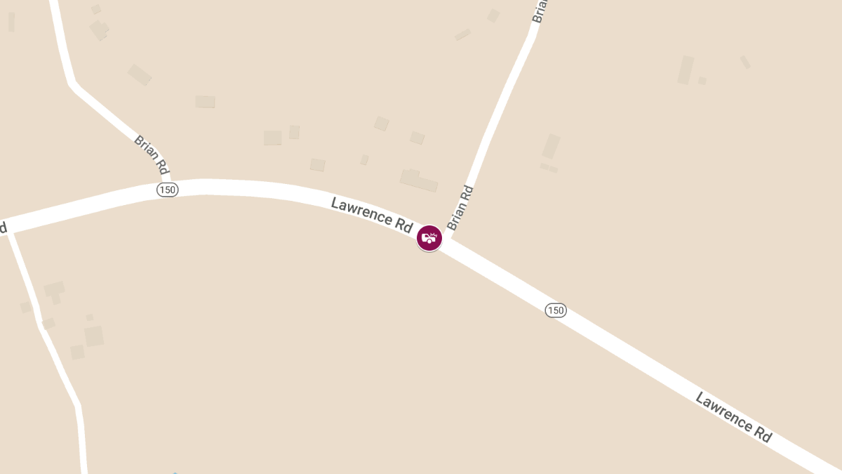 Fatal Crash on Lawrence Rd South of Clover