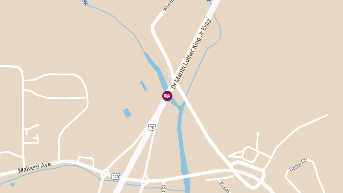 Fatal Crash on MLK Expressway near Malvern Ave