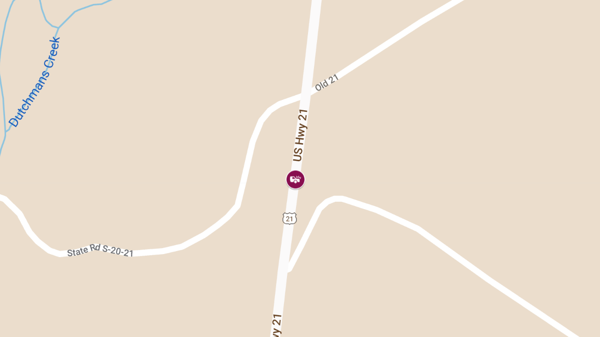 Fatal Crash on U.S. 21 Near Old 21 Road