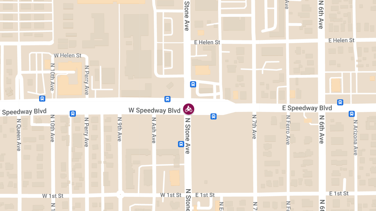 Fatal Motorcycle Accident at West Speedway Blvd and North Stone Ave