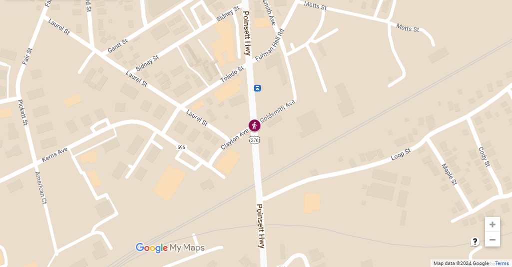 Fatal Pedestrian Accident at Poinsett Highway and Clayton Ave