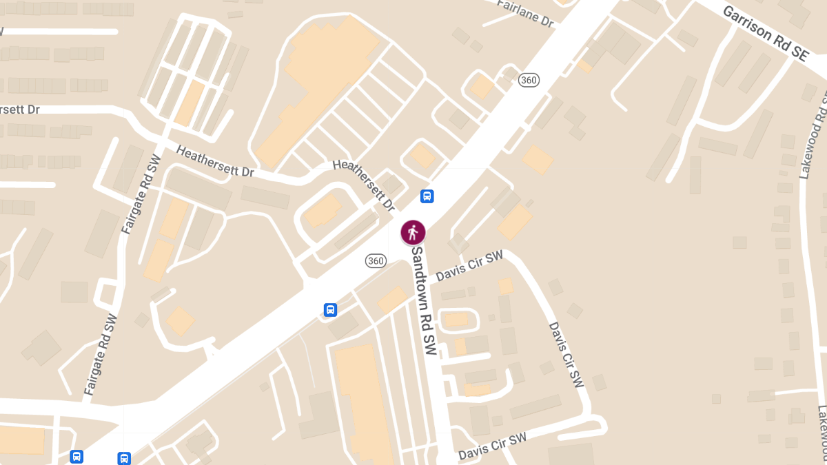 Fatal Pedestrian Collision at Powder Springs and Sandtown Rd SW