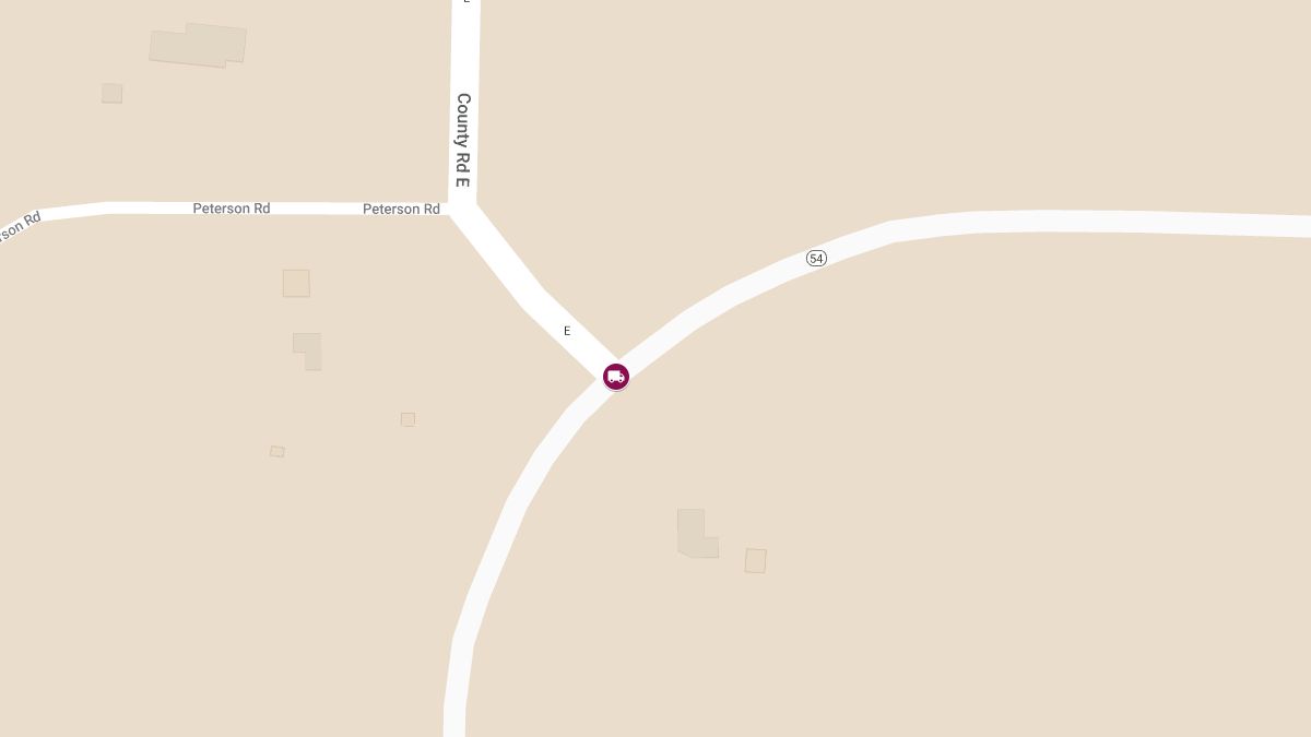 Fatal Semi Crash at Hwy 54 and Cty Rd E