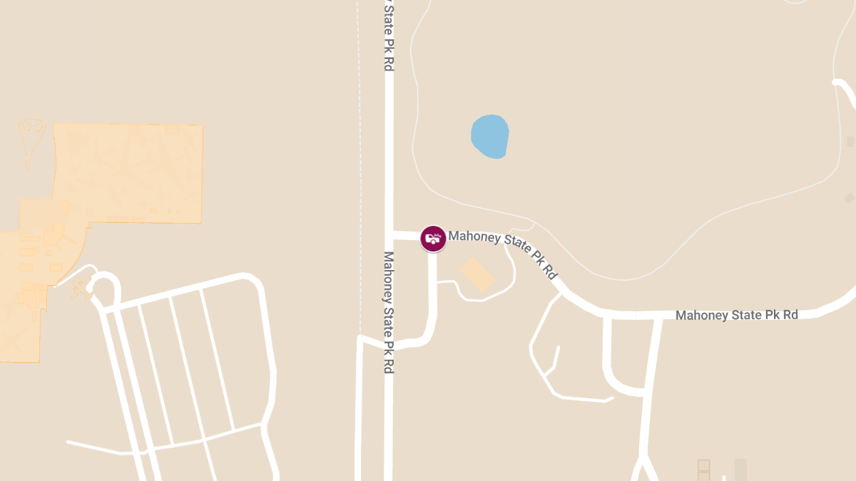 Fiery Crash Near Mahoney State Park Sends One to Hospital