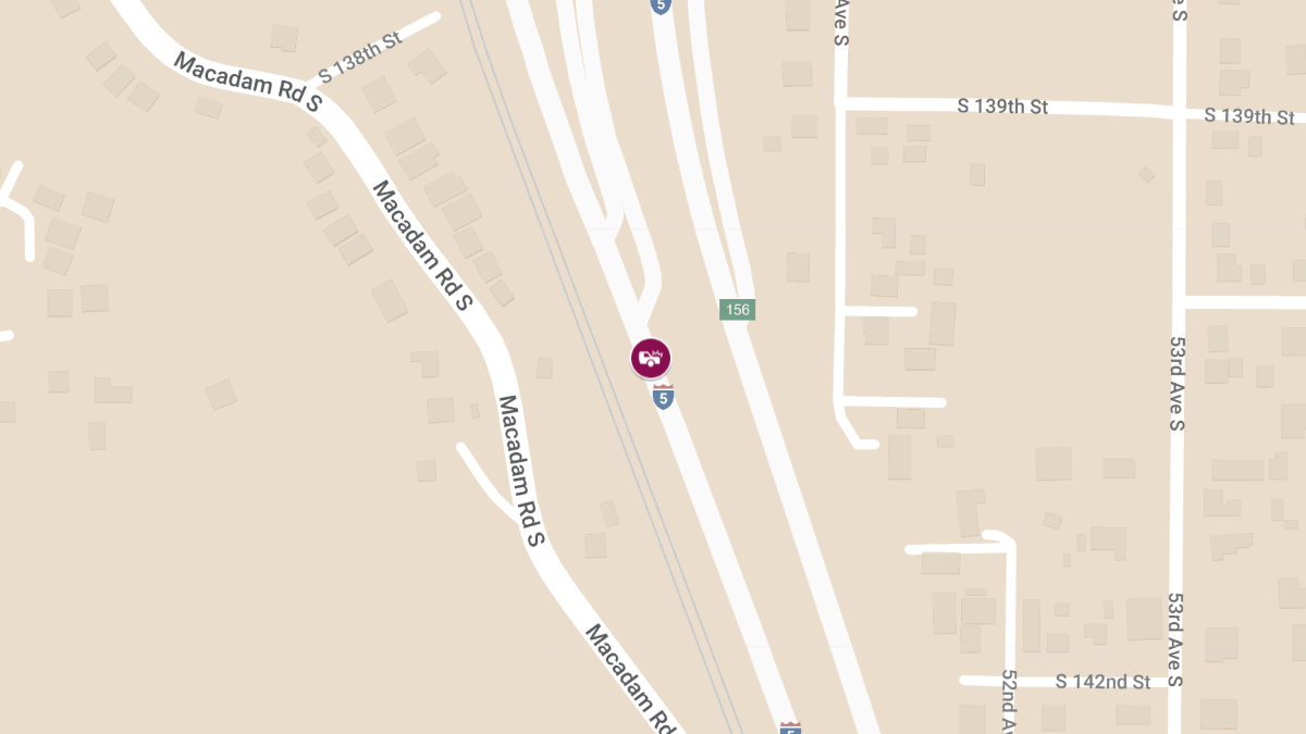 Fiery Crash on Interstate 5 Injures Two