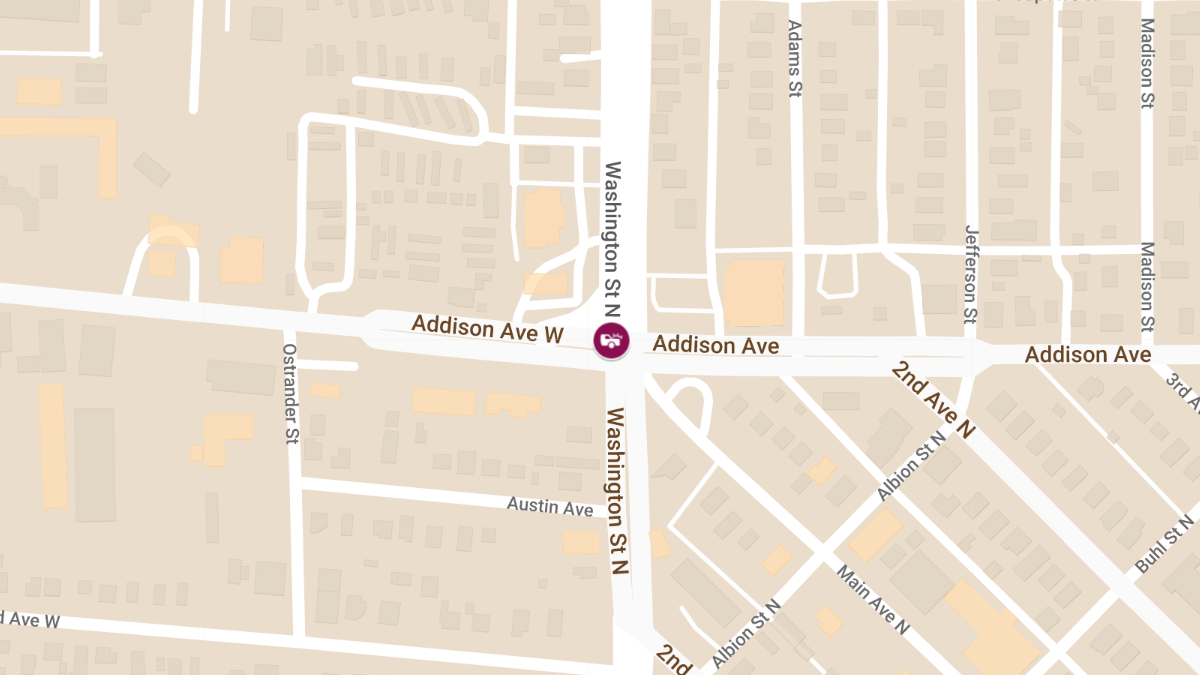 Four-Car Crash at Washington St N & Addison Ave