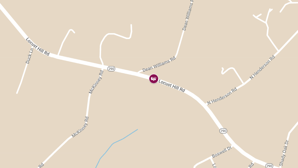 Head-On Crash at Locust Hill Rd near Dean Williams Rd