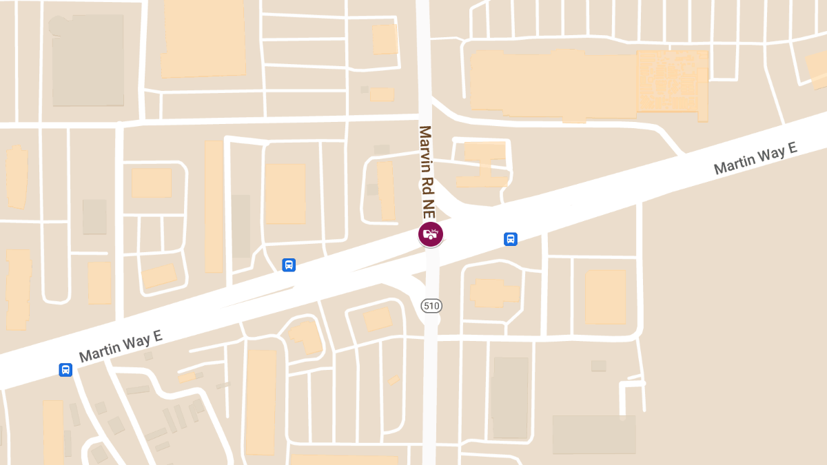 Hit-and-Run Accident at Martin Way and Marvin Rd