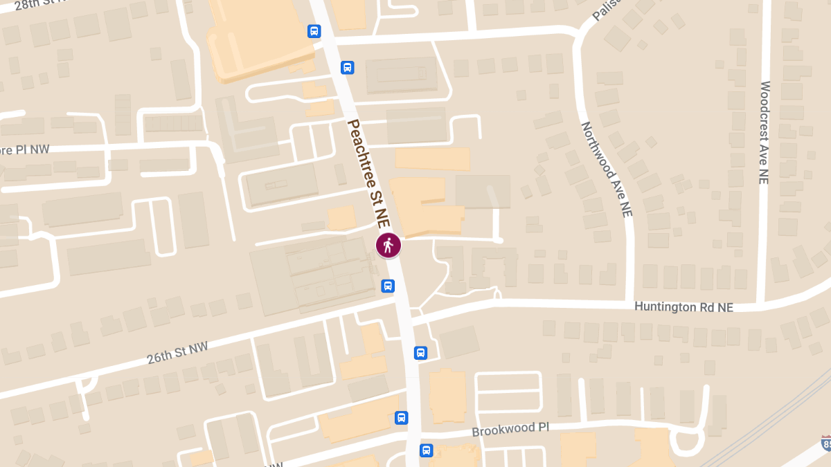 Hit-and-Run Collision at 2460 Peachtree Rd NW