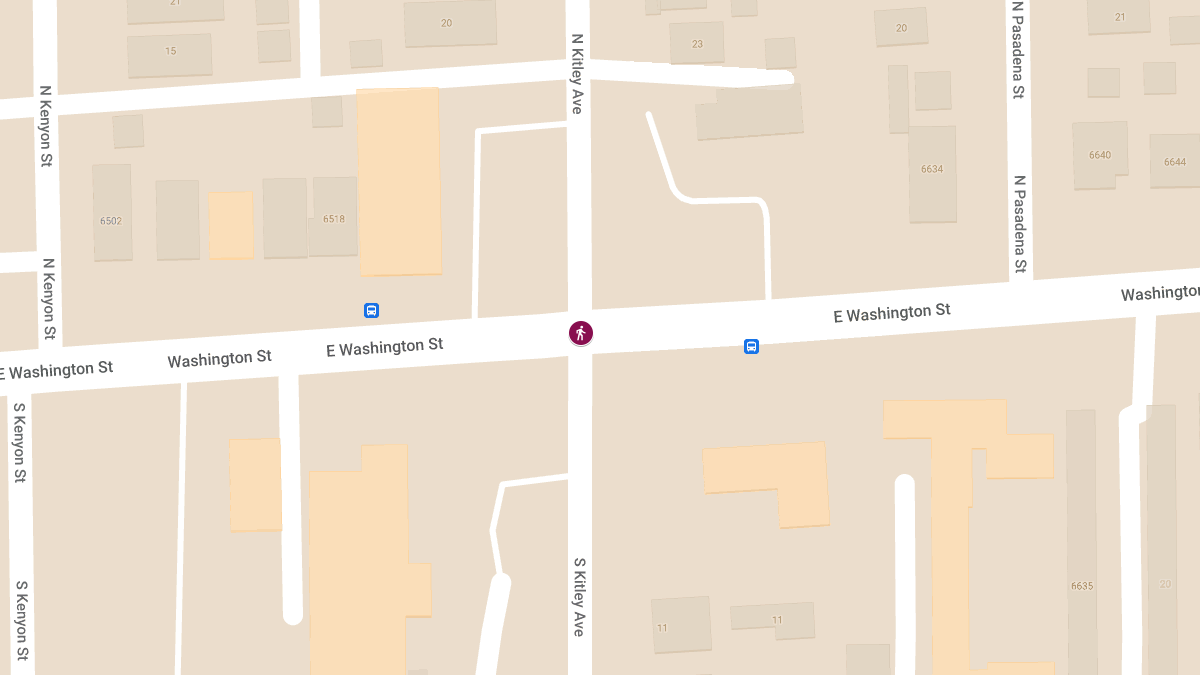 Hit-and-Run Collision at N Kitley Ave and E Washington St