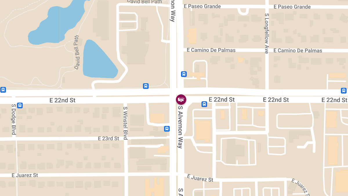 Hit-and-Run Incident at 1401 South Alvernon Way