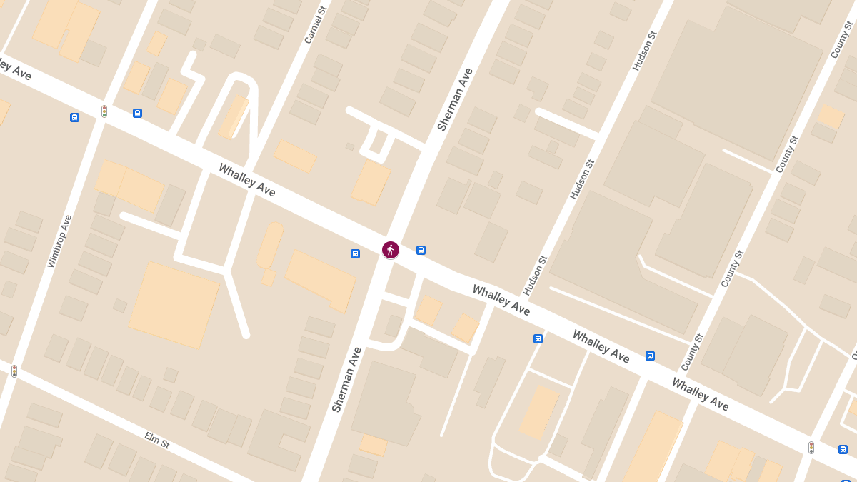 Hit and Run Motor Scooter Crash at Whalley Ave and Sherman Ave