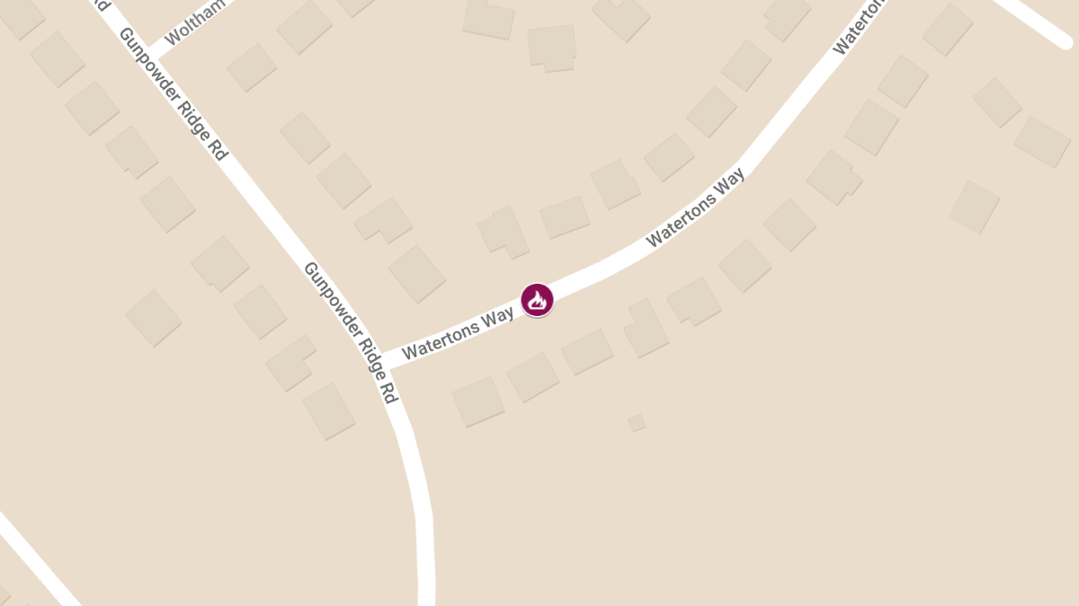 House Fire in the 300 Block of Watertons Way