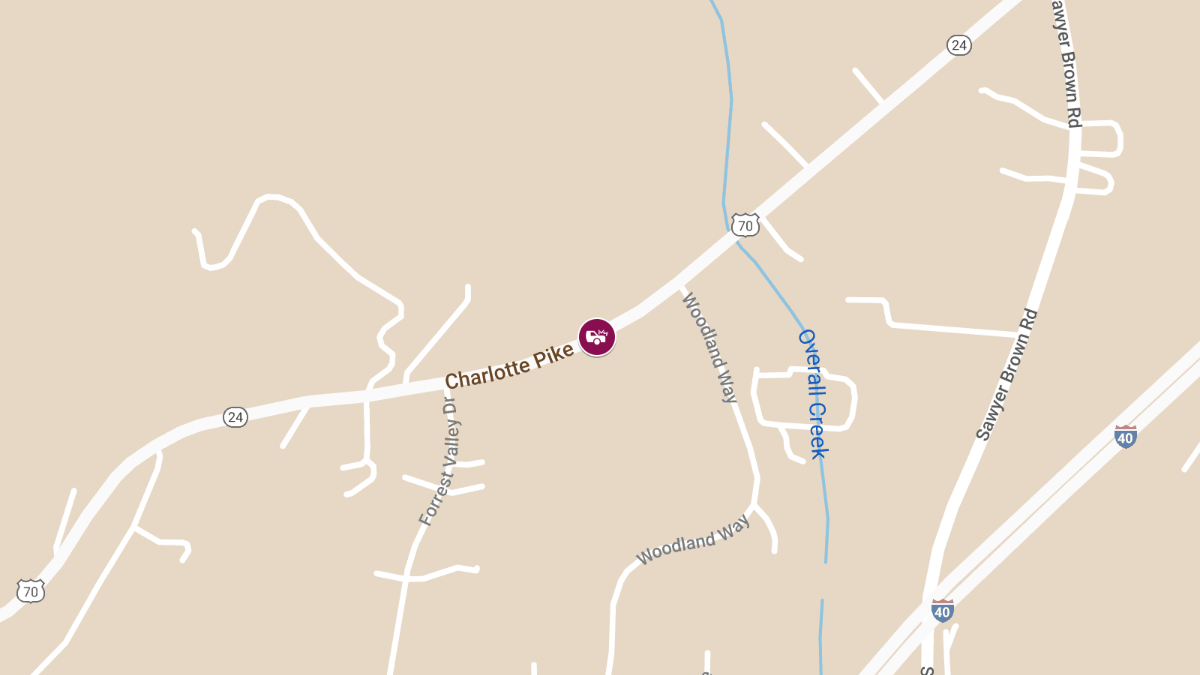 Injuries Reported in Accident at 7739 Charlotte Pike 