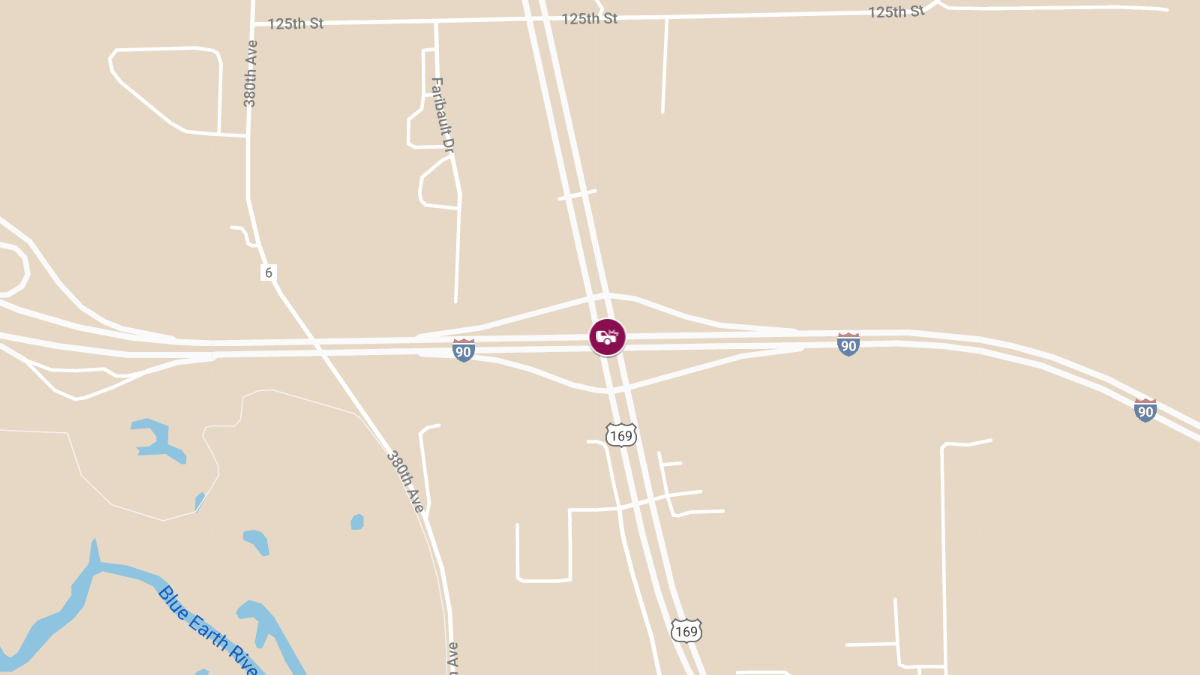 Injuries in Accident at EB 90 I Ramp and SB HWY 169