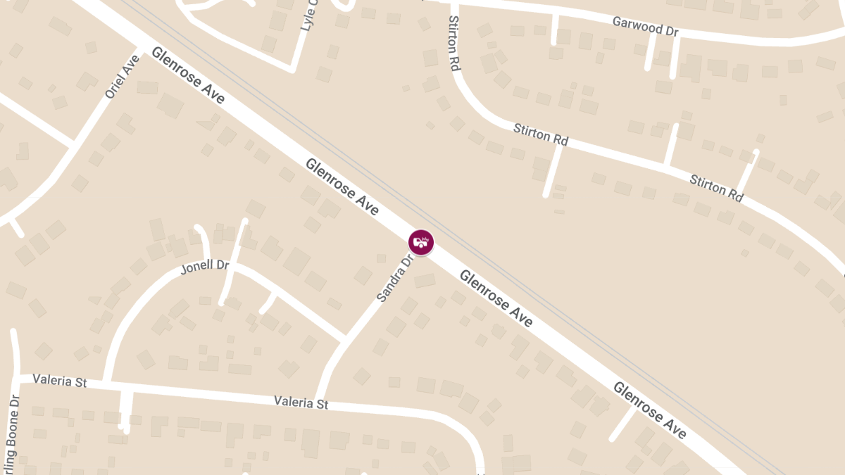 Injuries in Collision at Glenrose Ave and Sandra Dr