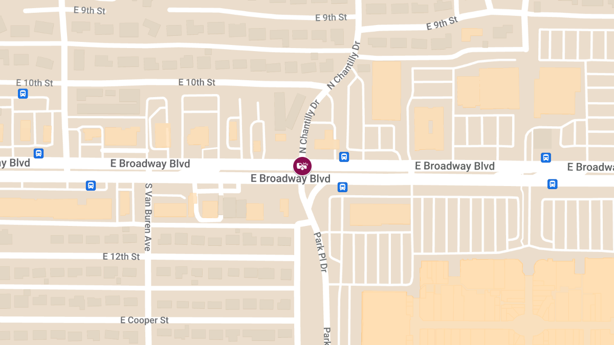 Injuries in Crash at Broadway and Chantilly