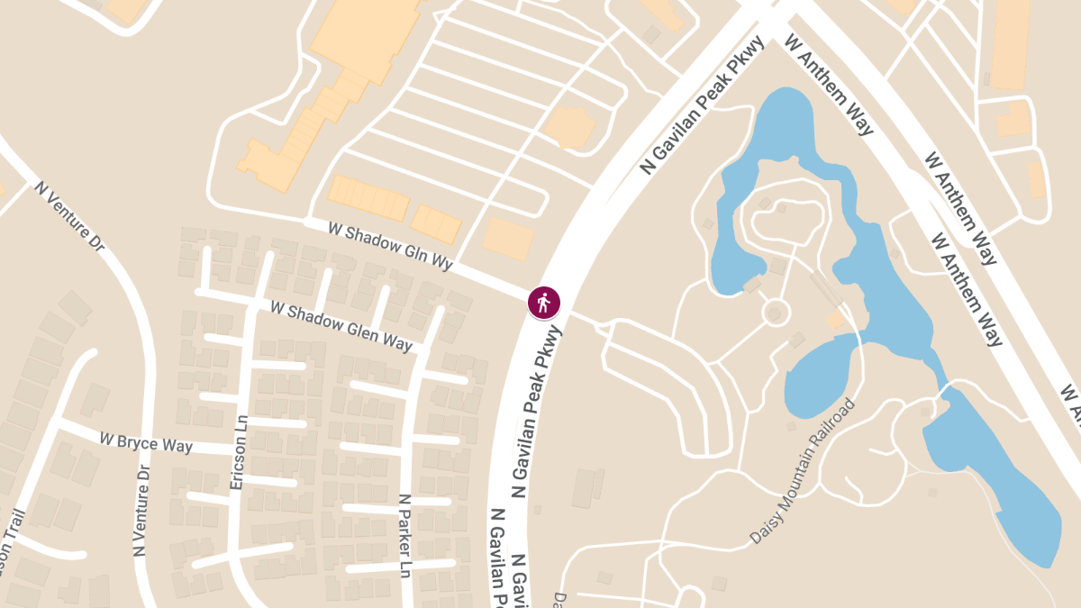 Injury Accident Involving Two Pedestrians at Gavilan Peak Pkwy and Shadow Glen Way