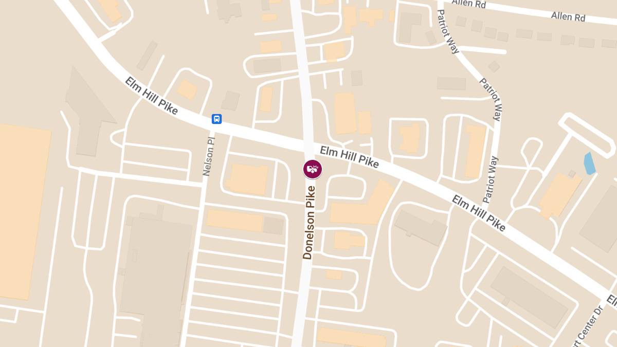 Injury Accident Reported at Donelson Pike & Donelson Pike S