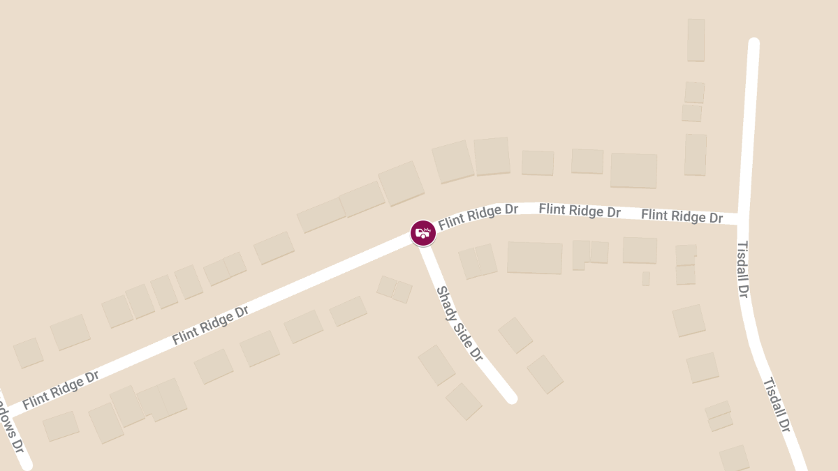 Injury Accident Reported at Flint Ridge Dr near Cell Tower Site