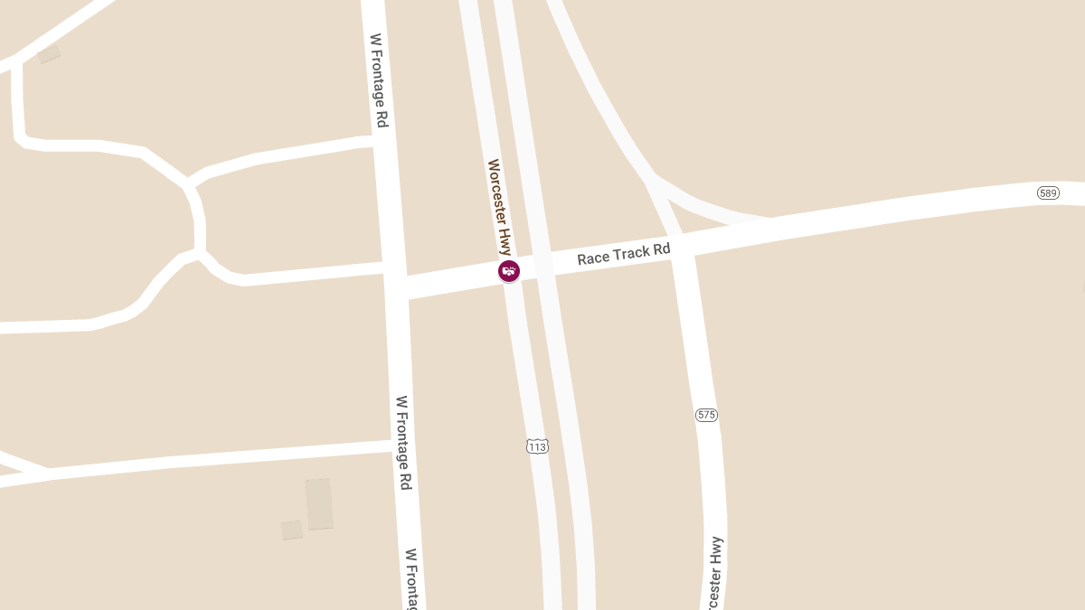 Injury Accident Reported at Rt 113 & Racetrack Rd