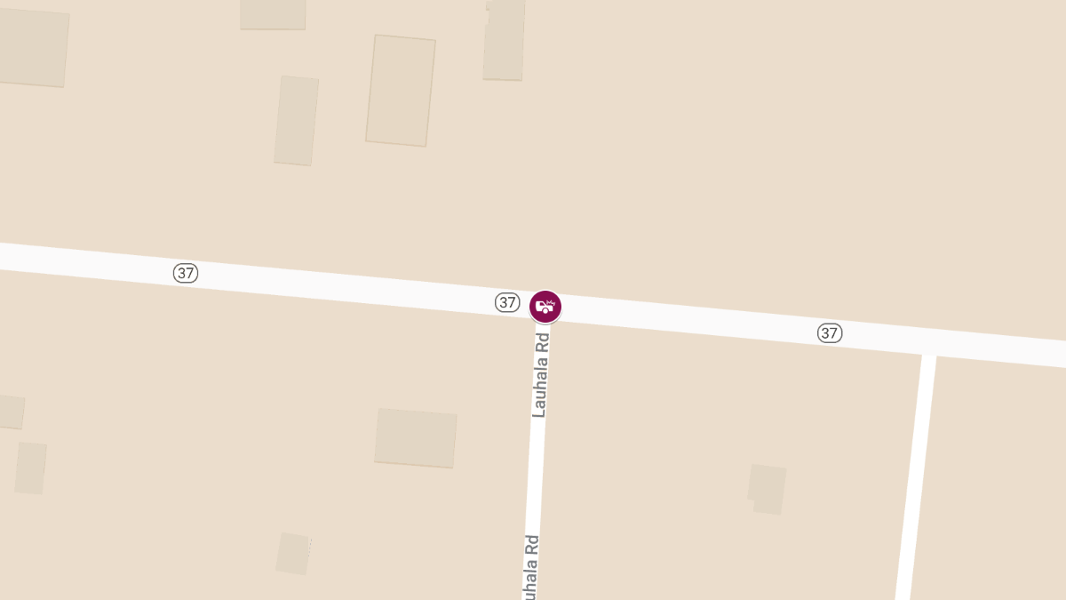 Injury Accident Reported on EB Highway 37 at Lauhala Rd