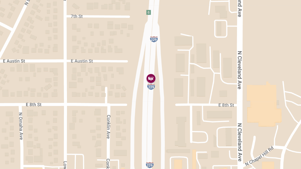 Injury Accident Reported on I-229 at Mile Marker 5